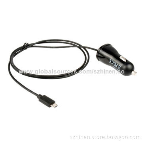 5V/2.1A Output Car Charger with Micro 5-pin Connector